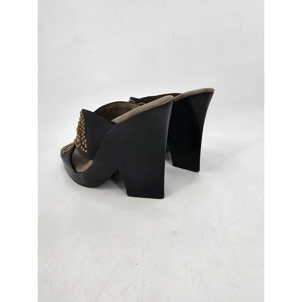 Calleen Cordero Studded Leather Hand Carved 4